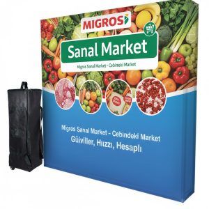 3x3m Kumaş Backdrop Sahne Arkası