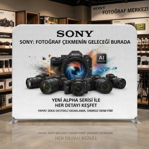 Sahne Arkası Backdrop Stand 500x300cm