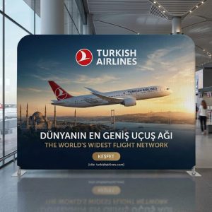 Sahne Arkası Backdrop Stand 1000x230cm