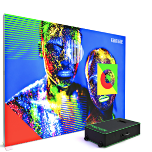 Bağlantısız LED Arkadan Aydınlatmalı Sergi Standı Ledbox 3000 x 2250mm